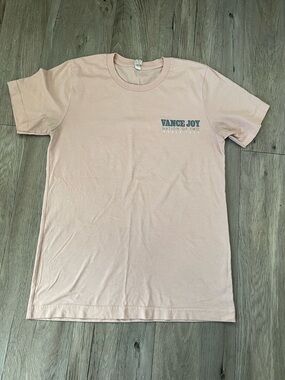 Vance Joy Pale Pink Graphic Short-Sleeve Tee